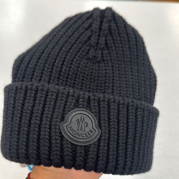 Moncler Dark Knit Hat - Picture 3 of 4